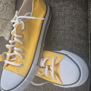 Yellow Womens Sneakers Yellow 7.5